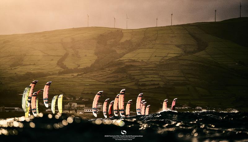 2025 IKA Youth Worlds at Praia da Vitoria Day 1 photo copyright Robert Hajduk / www.ShutterSail.com taken at  and featuring the Kiteboarding class