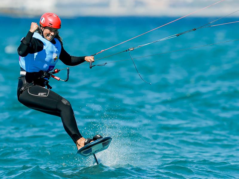 Lauriane Nolot (FRA LN10), Formula Kite - 55th Trofeo Princesa Sofia Mallorca by FERGUS Hotels - Day 6 photo copyright Sailing Energy / Princesa Sofía Mallorca taken at Real Club Náutico de Palma and featuring the Kiteboarding class