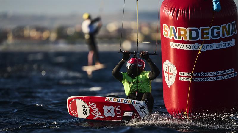 Reigning world champion Maximilian Maeder, already a winner at Poetto - photo © IKA Media / Robert Hajduk
