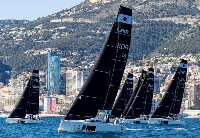 36th Primo Cup - Trophee Credit Suisse day 1 photo copyright Carlo Borlenghi taken at Yacht Club de Monaco and featuring the L30 class