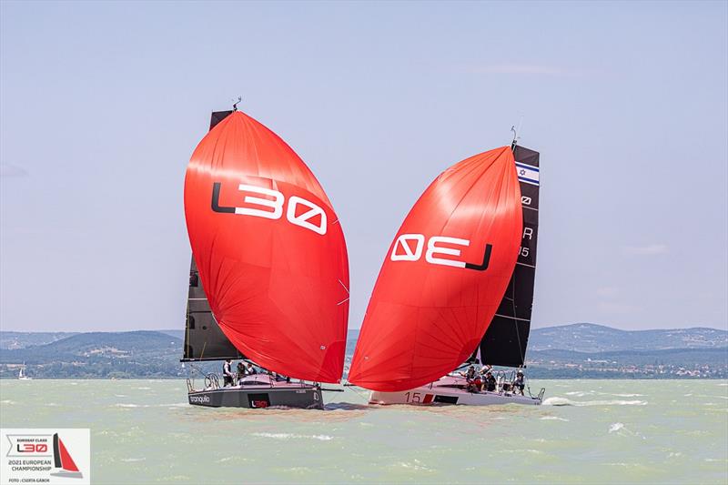 EUROSAF L30 Europeans 2021 - Final Day photo copyright Cserta Gábor taken at Spartacus Sailing Club and featuring the L30 class