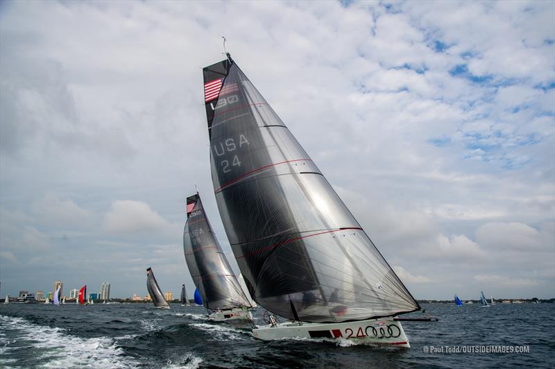 2022 Helly Hansen Sailing World Regatta Series - St. Petersburg photo copyright Paul Todd / www.outsideimages.com taken at St. Petersburg Yacht Club, Florida and featuring the L30 class