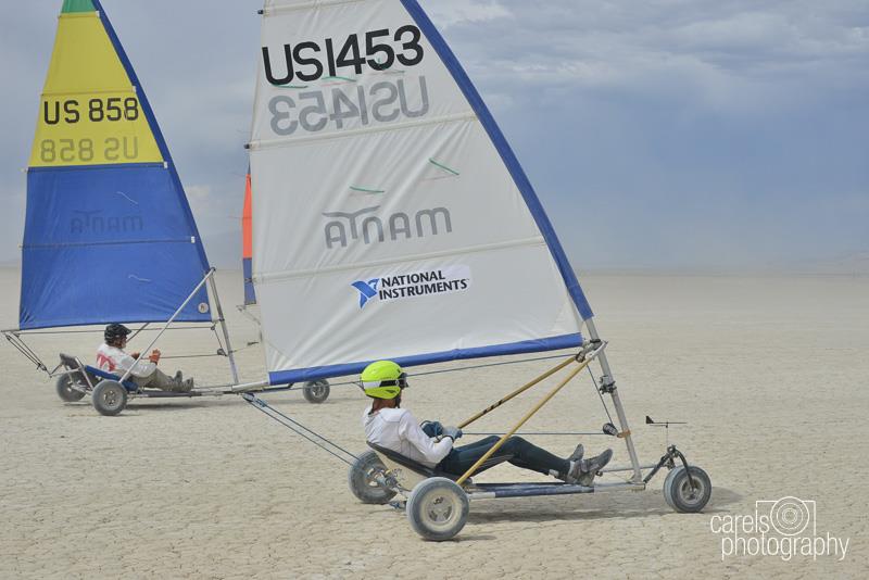 Final races of the 14th Landsailing World Championship in Nevada photo copyright Carels Photography / www.carelsphotography.net taken at  and featuring the Land Yacht class