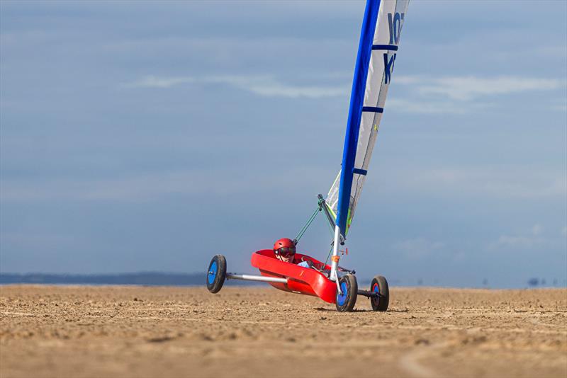 BFSLYC Landyacht Series round 8 at Hoylake photo copyright Mark Lloyd / www.lloydimages.com taken at Wirral Sand Yacht Club and featuring the Land Yacht class
