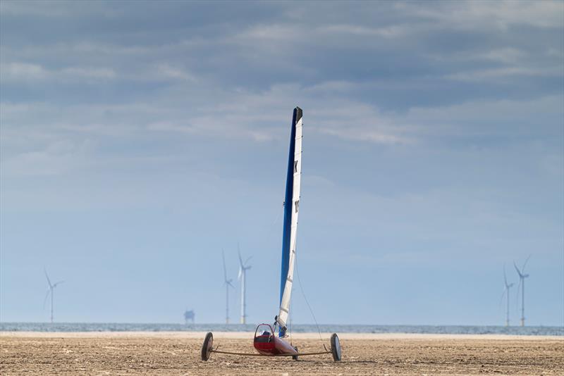 BFSLYC Landyacht Series round 8 at Hoylake photo copyright Mark Lloyd / www.lloydimages.com taken at Wirral Sand Yacht Club and featuring the Land Yacht class