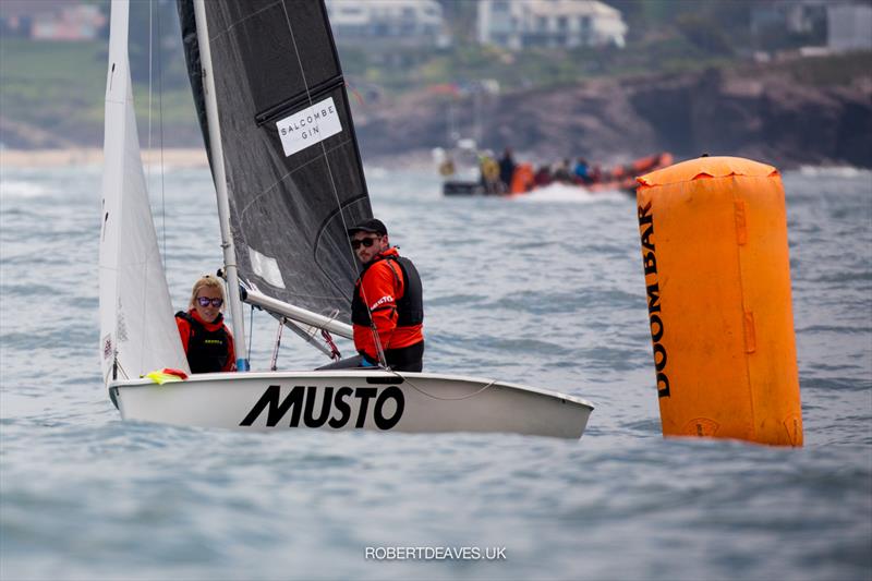 Musto Lark Nationals at Rock day 4 photo copyright Robert Deaves / www.robertdeaves.uk taken at Rock Sailing and Waterski Club and featuring the Lark class