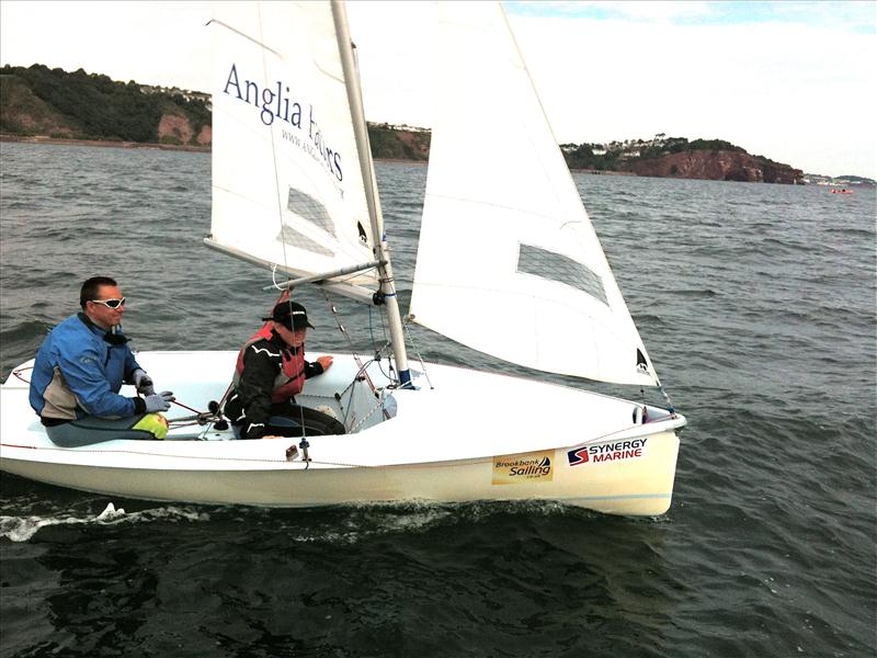Lark nationals at Teignmouth photo copyright Simon Butterworth taken at Teign Corinthian Yacht Club and featuring the Lark class