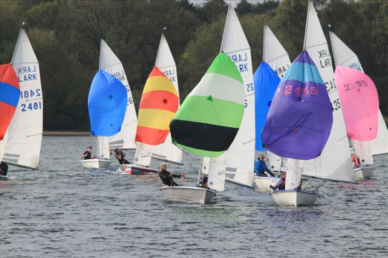 Lark Youth Championships photo copyright Derek Fleming taken at South Staffordshire Sailing Club and featuring the Lark class