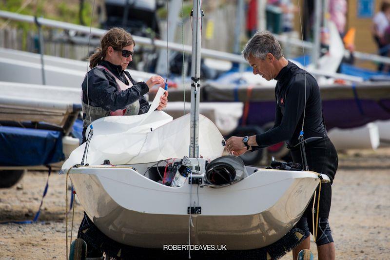 Tim Fells in the Musto Lark National Championships 2021 - photo © Robert Deaves / www.robertdeaves.uk