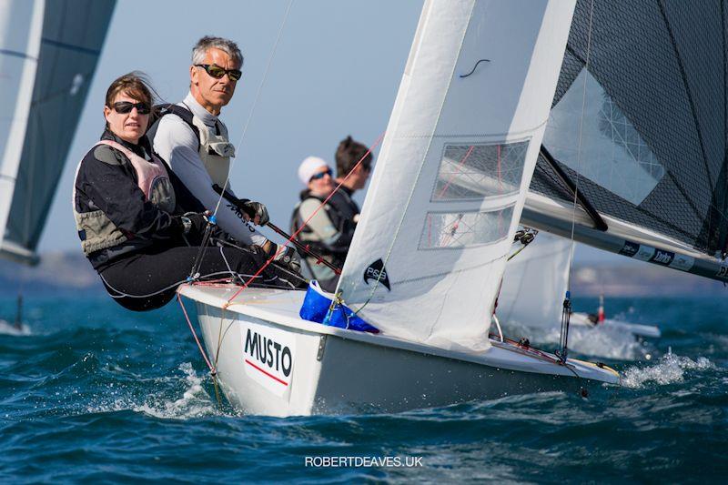 Tim Fells in the Musto Lark National Championships 2021 photo copyright Robert Deaves / www.robertdeaves.uk taken at Rock Sailing and Waterski Club and featuring the Lark class