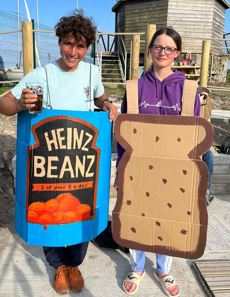 Fancy Dress during the Musto Lark Nationals at Pentewan photo copyright Emma Harris taken at Pentewan Sands Sailing Club and featuring the Lark class