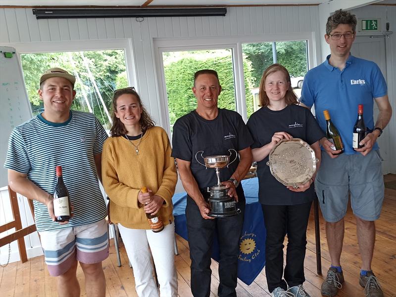 Prize winners in the Lark Inlands at Banbury photo copyright Neil Firth taken at Banbury Sailing Club and featuring the Lark class