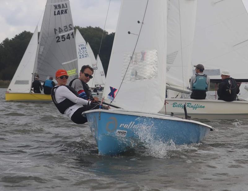 Larks at the Waldringfield Cartoon Trophy 2022 photo copyright Alexis Smith taken at Waldringfield Sailing Club and featuring the Lark class