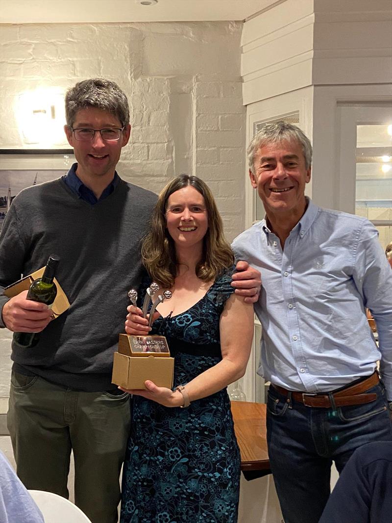 Steve Cumley and Eluned Stewart win the Lark Masters Championships photo copyright Lark class taken at Itchenor Sailing Club and featuring the Lark class