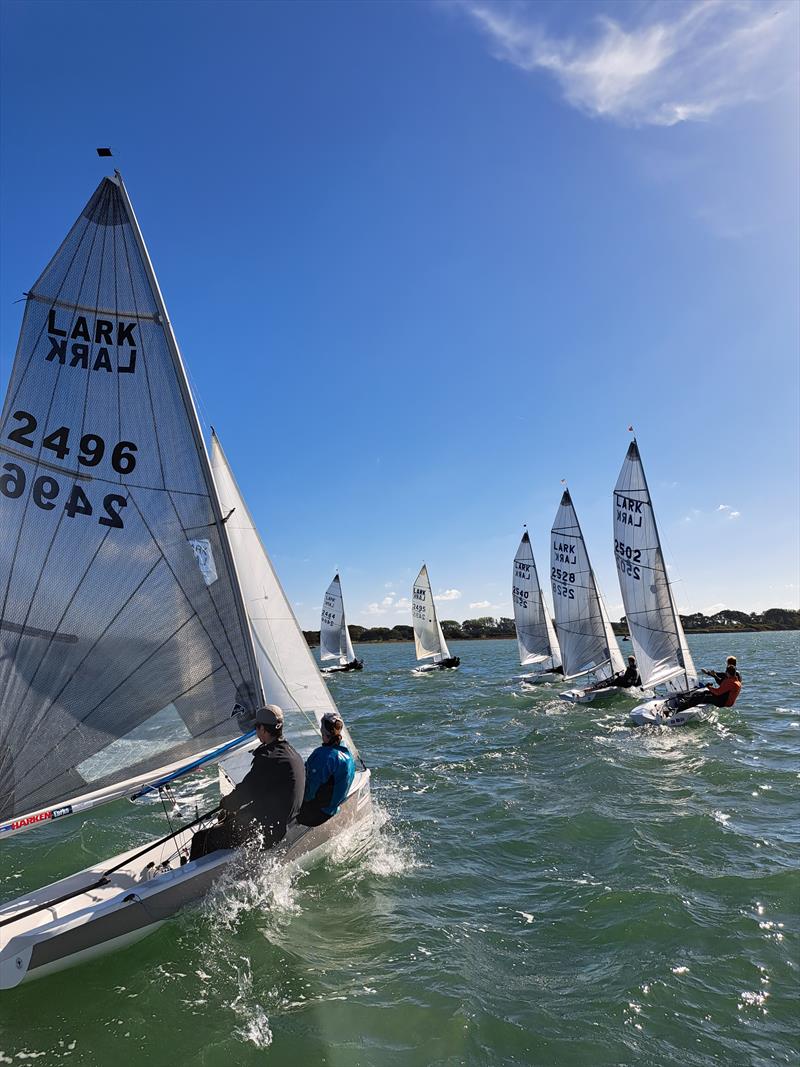 Itchenor Lark Open photo copyright Caroline Gosford taken at Itchenor Sailing Club and featuring the Lark class