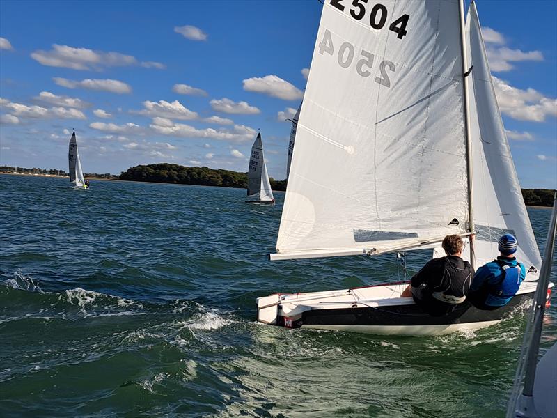 Itchenor Lark Open photo copyright Caroline Gosford taken at Itchenor Sailing Club and featuring the Lark class