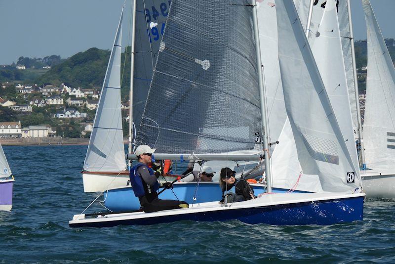 Musto Lark National Championship at Brixham day 1 photo copyright Will Loy taken at Brixham Yacht Club and featuring the Lark class
