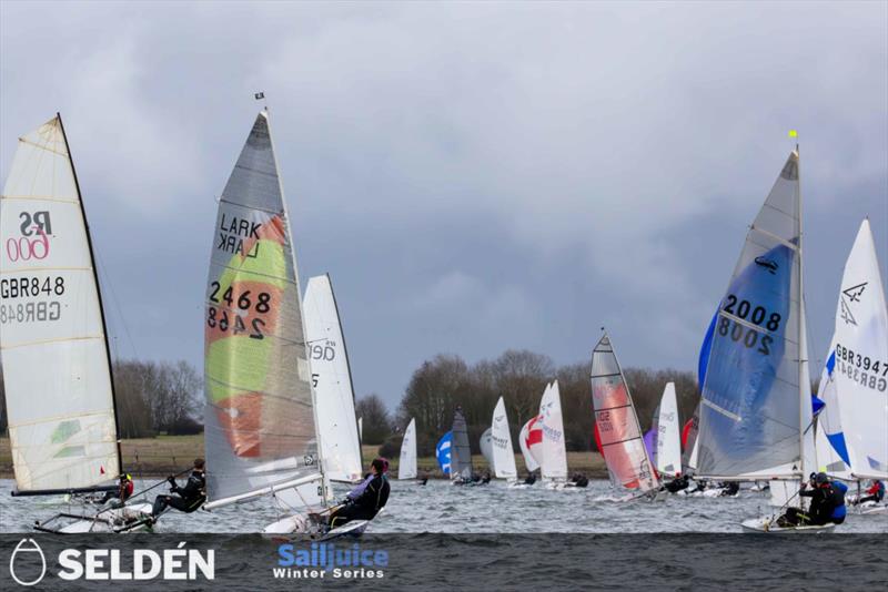 Grafham Grand Prix - Medium Fleet photo copyright Tim Olin / www.olinphoto.co.uk taken at Grafham Water Sailing Club and featuring the Lark class