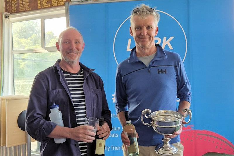 John Brickwood and Andy Hicks, first overall - Craftinsure Lark class Frank Carter trophy at Frensham Pond - photo © Tom Clifford
