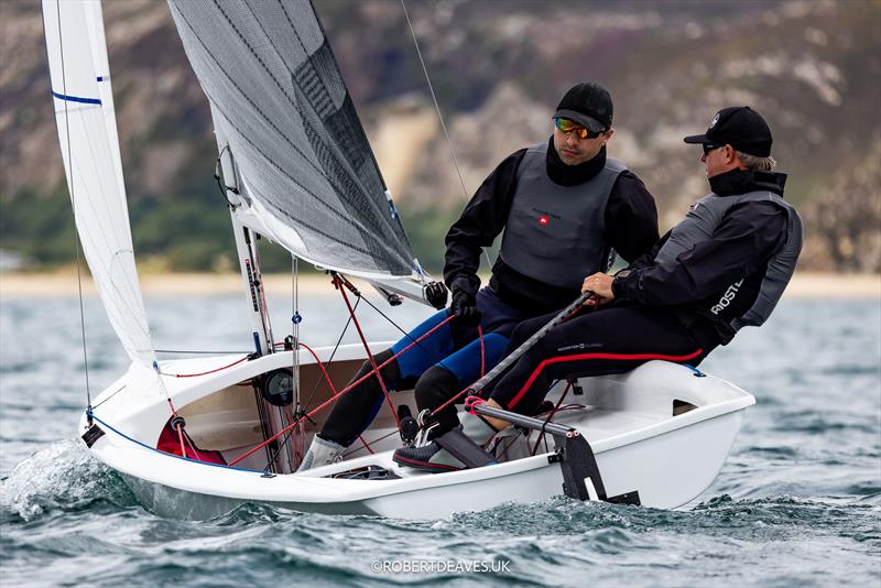 2025 Musto Lark Nationals at Abersoch Day 4 photo copyright Robert Deaves / www.robertdeaves.uk taken at South Caernarvonshire Yacht Club and featuring the Lark class