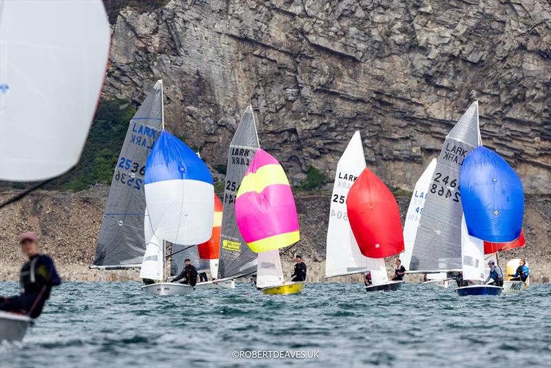 2025 Musto Lark Nationals at Abersoch Day 4 photo copyright Robert Deaves / www.robertdeaves.uk taken at South Caernarvonshire Yacht Club and featuring the Lark class