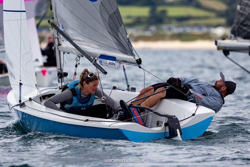 2025 Musto Lark Nationals at Abersoch Day 4 photo copyright Robert Deaves / www.robertdeaves.uk taken at South Caernarvonshire Yacht Club and featuring the Lark class