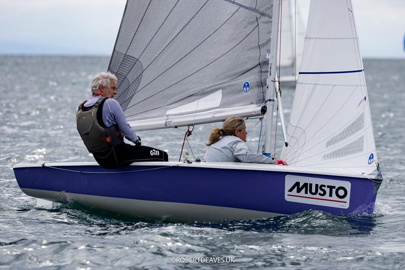 2025 Musto Lark Nationals at Abersoch Day 4 photo copyright Robert Deaves / www.robertdeaves.uk taken at South Caernarvonshire Yacht Club and featuring the Lark class