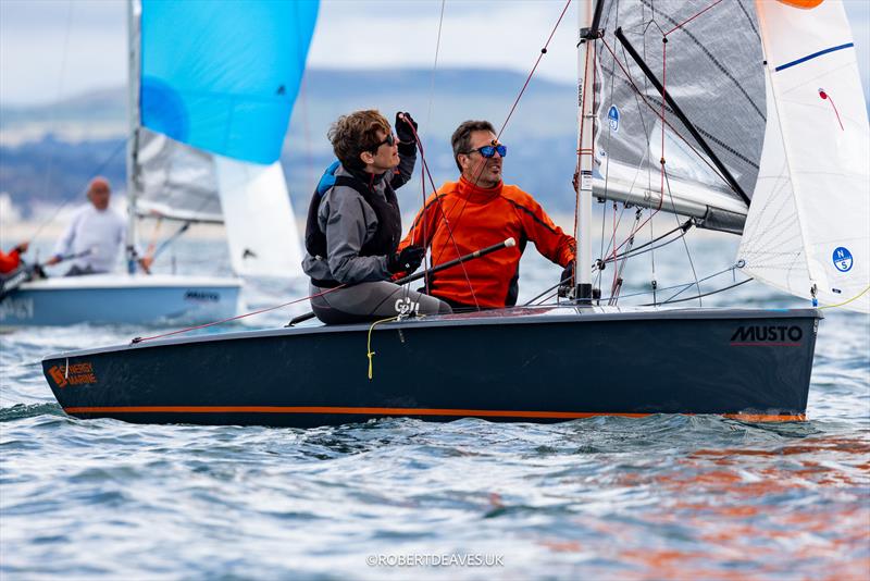 2025 Musto Lark Nationals at Abersoch Day 4 photo copyright Robert Deaves / www.robertdeaves.uk taken at South Caernarvonshire Yacht Club and featuring the Lark class