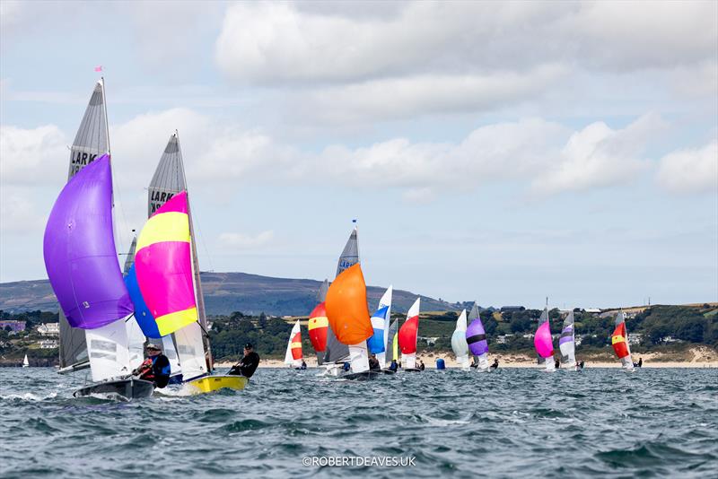 2025 Musto Lark Nationals at Abersoch Day 4 photo copyright Robert Deaves / www.robertdeaves.uk taken at South Caernarvonshire Yacht Club and featuring the Lark class