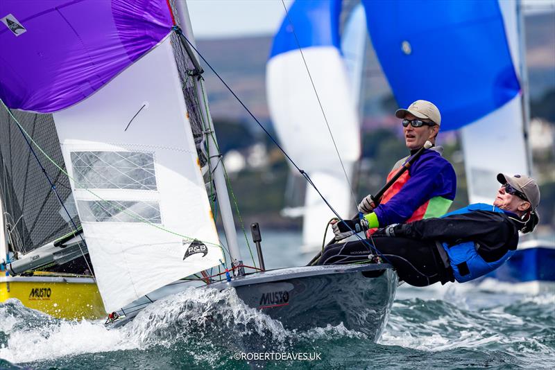 2025 Musto Lark Nationals at Abersoch Day 4 photo copyright Robert Deaves / www.robertdeaves.uk taken at South Caernarvonshire Yacht Club and featuring the Lark class