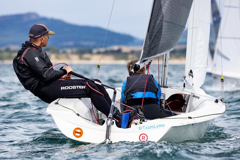 2025 Musto Lark Nationals at Abersoch Day 4 photo copyright Robert Deaves / www.robertdeaves.uk taken at South Caernarvonshire Yacht Club and featuring the Lark class