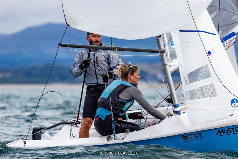 2025 Musto Lark Nationals at Abersoch Day 4 photo copyright Robert Deaves / www.robertdeaves.uk taken at South Caernarvonshire Yacht Club and featuring the Lark class