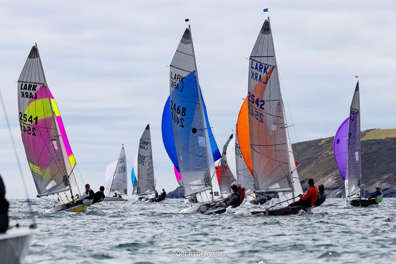 2025 Musto Lark Nationals at Abersoch Day 4 photo copyright Robert Deaves / www.robertdeaves.uk taken at South Caernarvonshire Yacht Club and featuring the Lark class