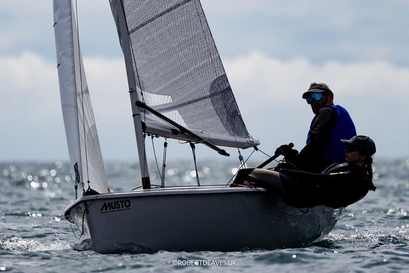 2025 Musto Lark Nationals at Abersoch Day 4 photo copyright Robert Deaves / www.robertdeaves.uk taken at South Caernarvonshire Yacht Club and featuring the Lark class