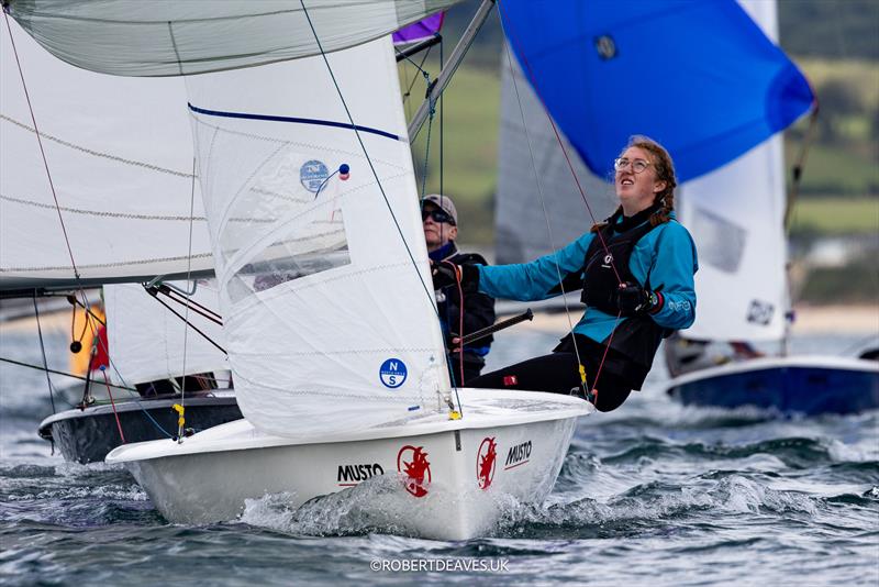 2025 Musto Lark Nationals at Abersoch Day 4 photo copyright Robert Deaves / www.robertdeaves.uk taken at South Caernarvonshire Yacht Club and featuring the Lark class