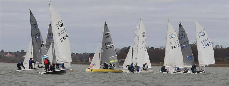 Waldringfield Easter Egg 2026 photo copyright Alexis Smith taken at Waldringfield Sailing Club and featuring the Lark class