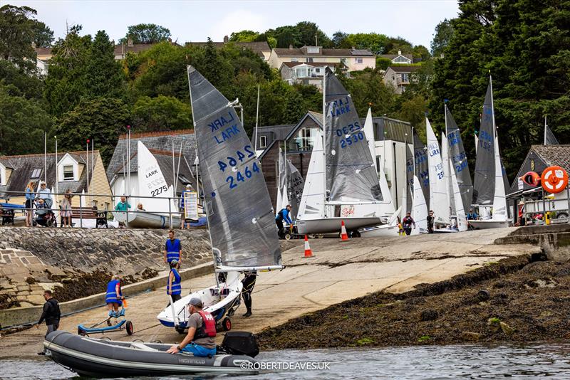 Musto Lark Nationals 2026 at Fowey Day 1 - photo © Robert Deaves / www.robertdeaves.uk