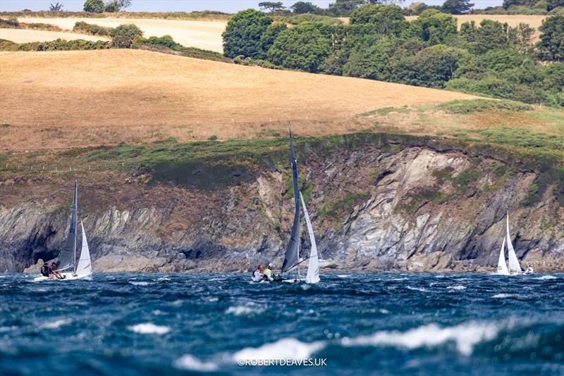 Musto Lark Nationals 2026 at Fowey Day 1 - photo © Robert Deaves / www.robertdeaves.uk