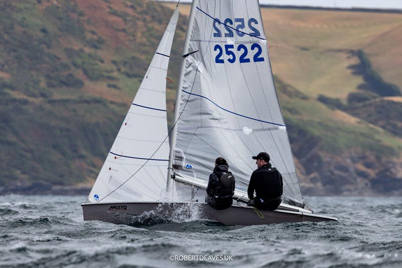 Musto Lark Nationals 2026 at Fowey Day 1 - photo © Robert Deaves / www.robertdeaves.uk