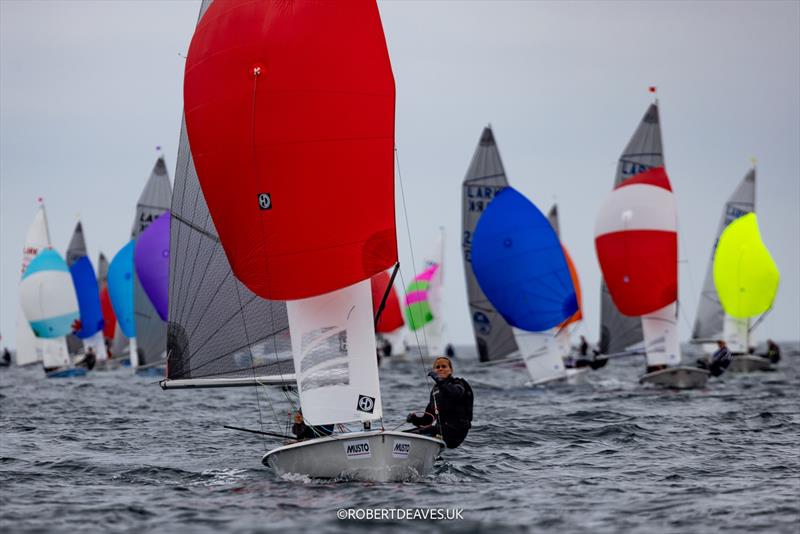 Musto Lark Nationals 2026 at Fowey Day 2 - photo © Robert Deaves / www.robertdeaves.uk