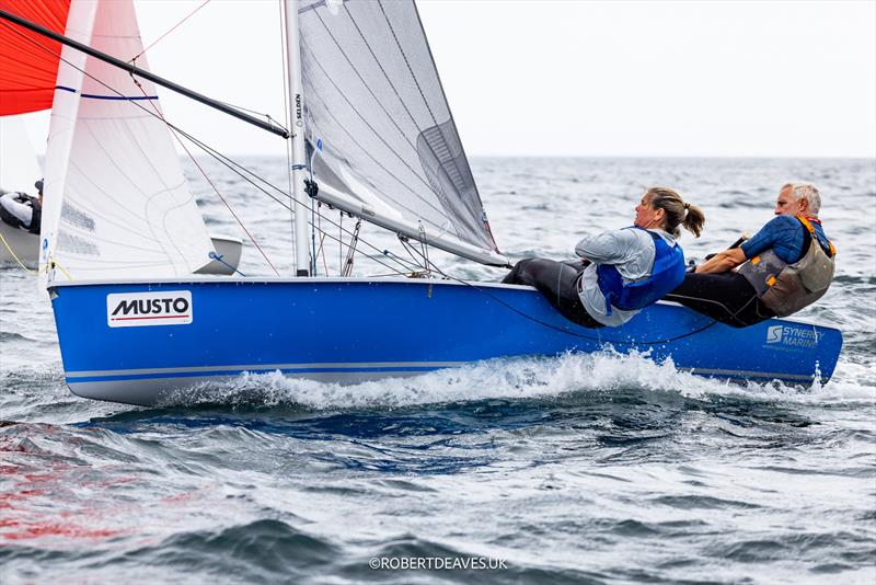 Musto Lark Nationals 2026 at Fowey Day 2 - photo © Robert Deaves / www.robertdeaves.uk