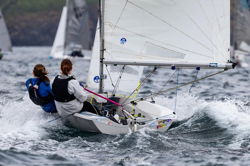 Musto Lark Nationals 2026 at Fowey Day 2 - photo © Robert Deaves / www.robertdeaves.uk