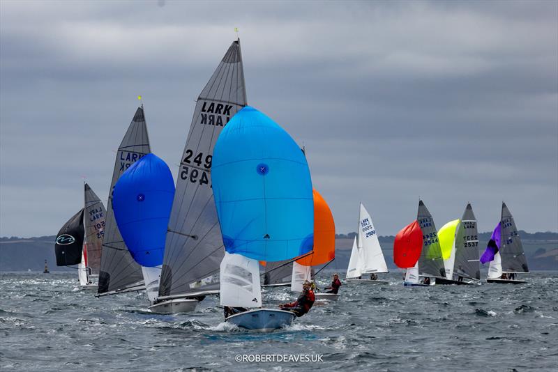 Musto Lark Nationals 2026 at Fowey Day 2 - photo © Robert Deaves / www.robertdeaves.uk
