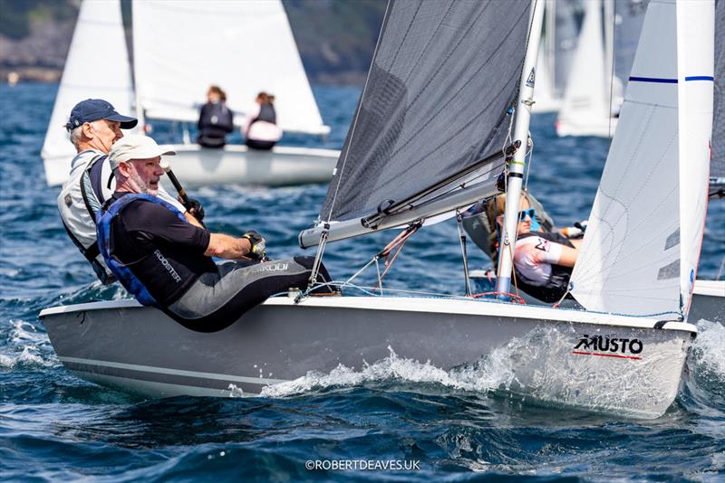 Musto Lark Nationals 2026 at Fowey day 4 photo copyright Robert Deaves / www.robertdeaves.uk taken at Fowey Sailing and featuring the Lark class