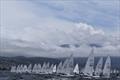 A fleet of 40 ILCA 7s line up for the start of Race One of the 12-race series - 2026 ILCA Oceania & Australian Open & Youth Championship, Day 1