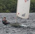 Jonathan Lye finishes third and first Notts County member at the Notts County ILCA Open &copy; Graham Stamper
