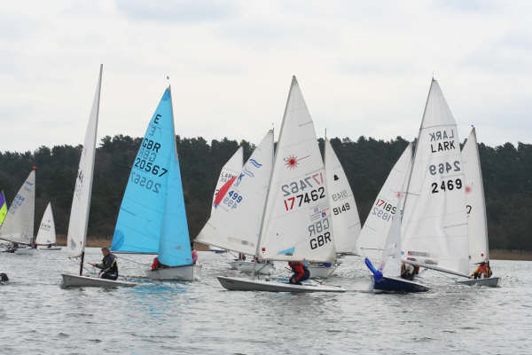 Action from the Guildford Marine Frensham Frenzy Spring Pursuit Event photo copyright James Deacon taken at Frensham Pond Sailing Club and featuring the ILCA 7 class