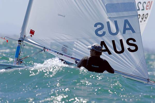 Tom Slingsby on day three of the Sail Melbourne Asia Pacific Regatta photo copyright Jeff Crow / Sport the Library taken at  and featuring the ILCA 7 class