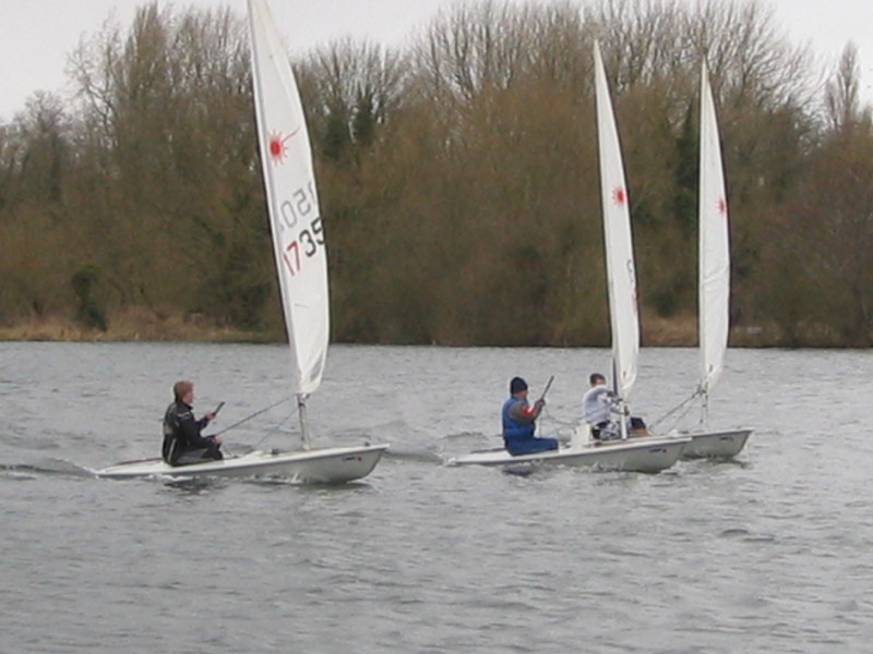 Winds peak at 30 knots for the BLYM Laser Grand Prix photo copyright Dave Blakesley taken at Bury Lake Young Mariners and featuring the ILCA 7 class