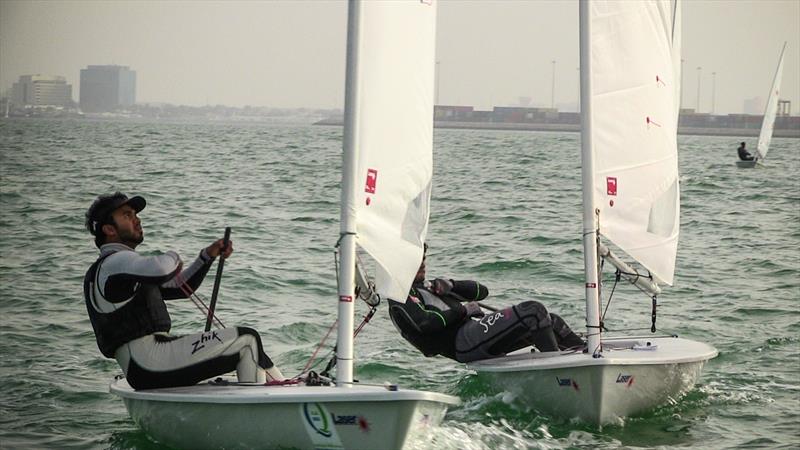 6th GCC Sailing Championships day 3 photo copyright Icarus Sailing Media taken at Doha Sailing Club and featuring the ILCA 7 class